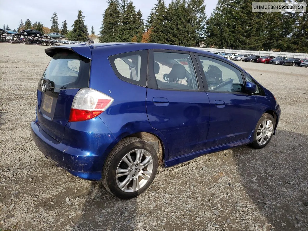 2009 Honda Fit Sport VIN: JHMGE88459S008150 Lot: 78599194