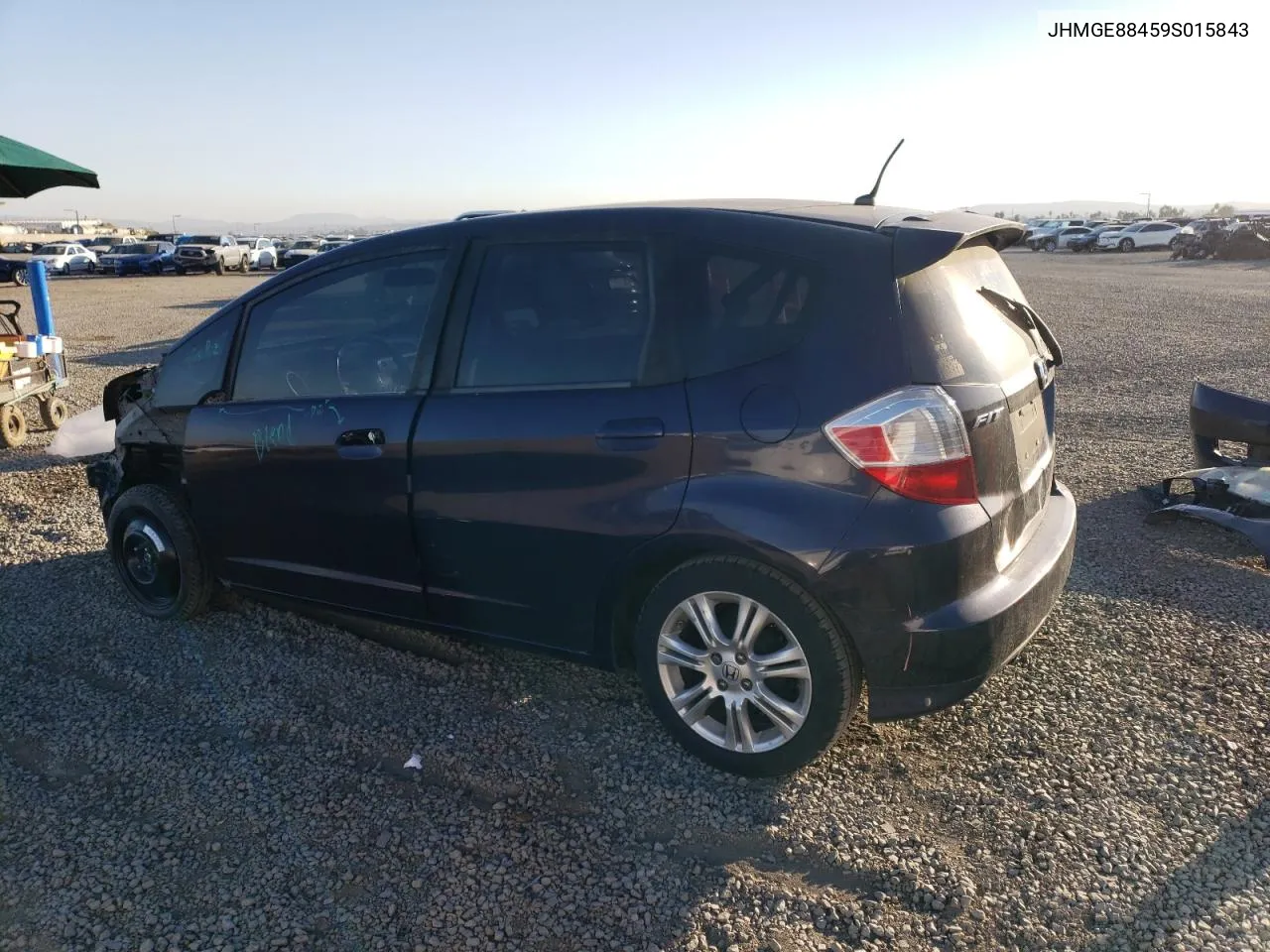 2009 Honda Fit Sport VIN: JHMGE88459S015843 Lot: 78681474