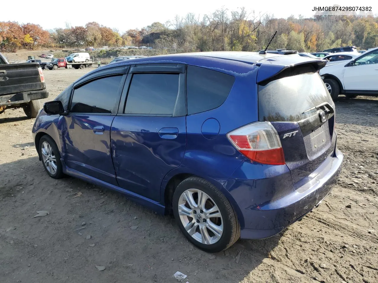 2009 Honda Fit Sport VIN: JHMGE87429S074382 Lot: 78698894