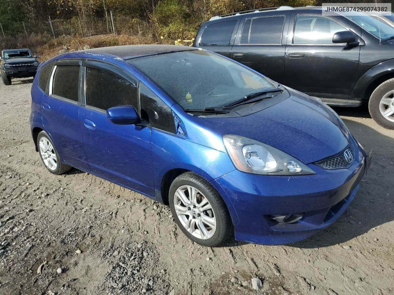 2009 Honda Fit Sport VIN: JHMGE87429S074382 Lot: 78698894