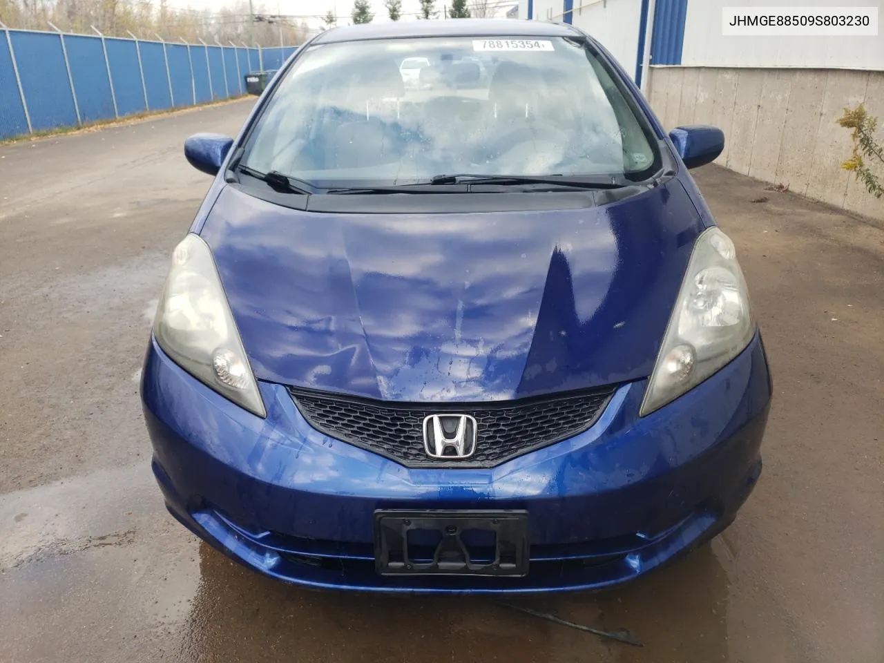 2009 Honda Fit Lx VIN: JHMGE88509S803230 Lot: 78815354