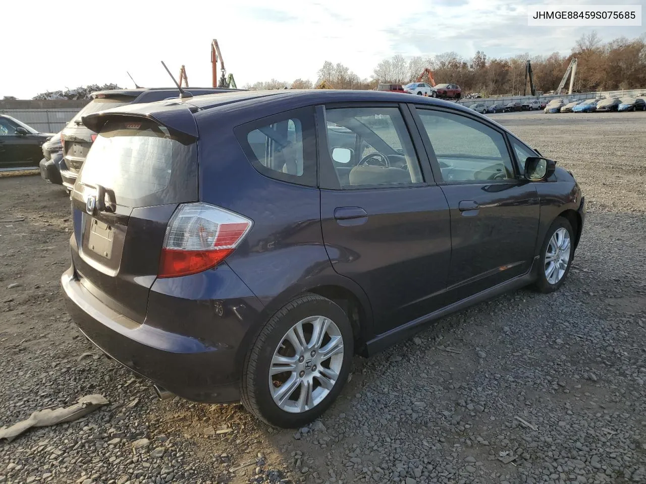 2009 Honda Fit Sport VIN: JHMGE88459S075685 Lot: 78936294