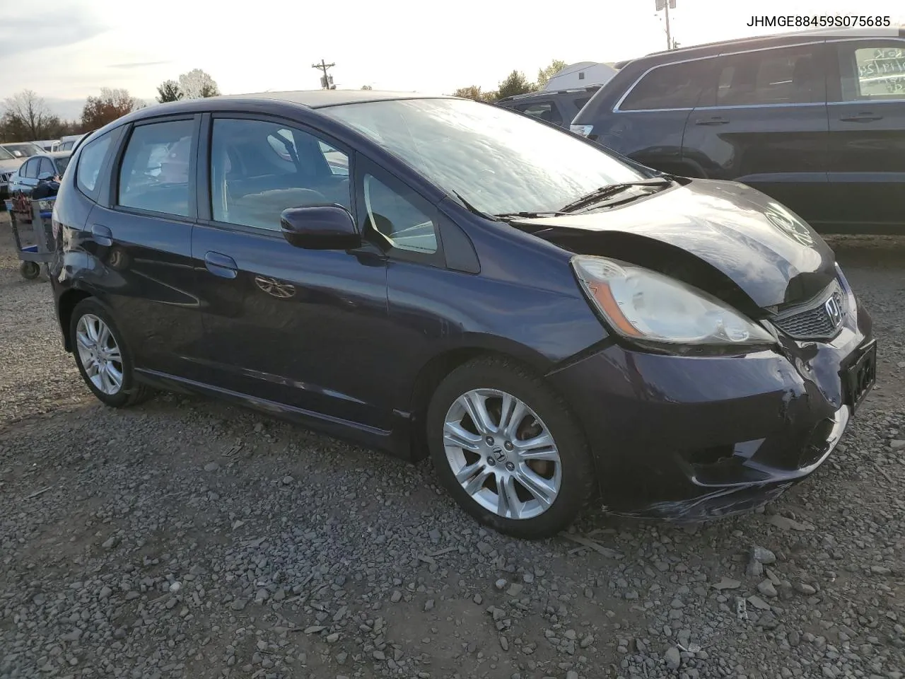 2009 Honda Fit Sport VIN: JHMGE88459S075685 Lot: 78936294