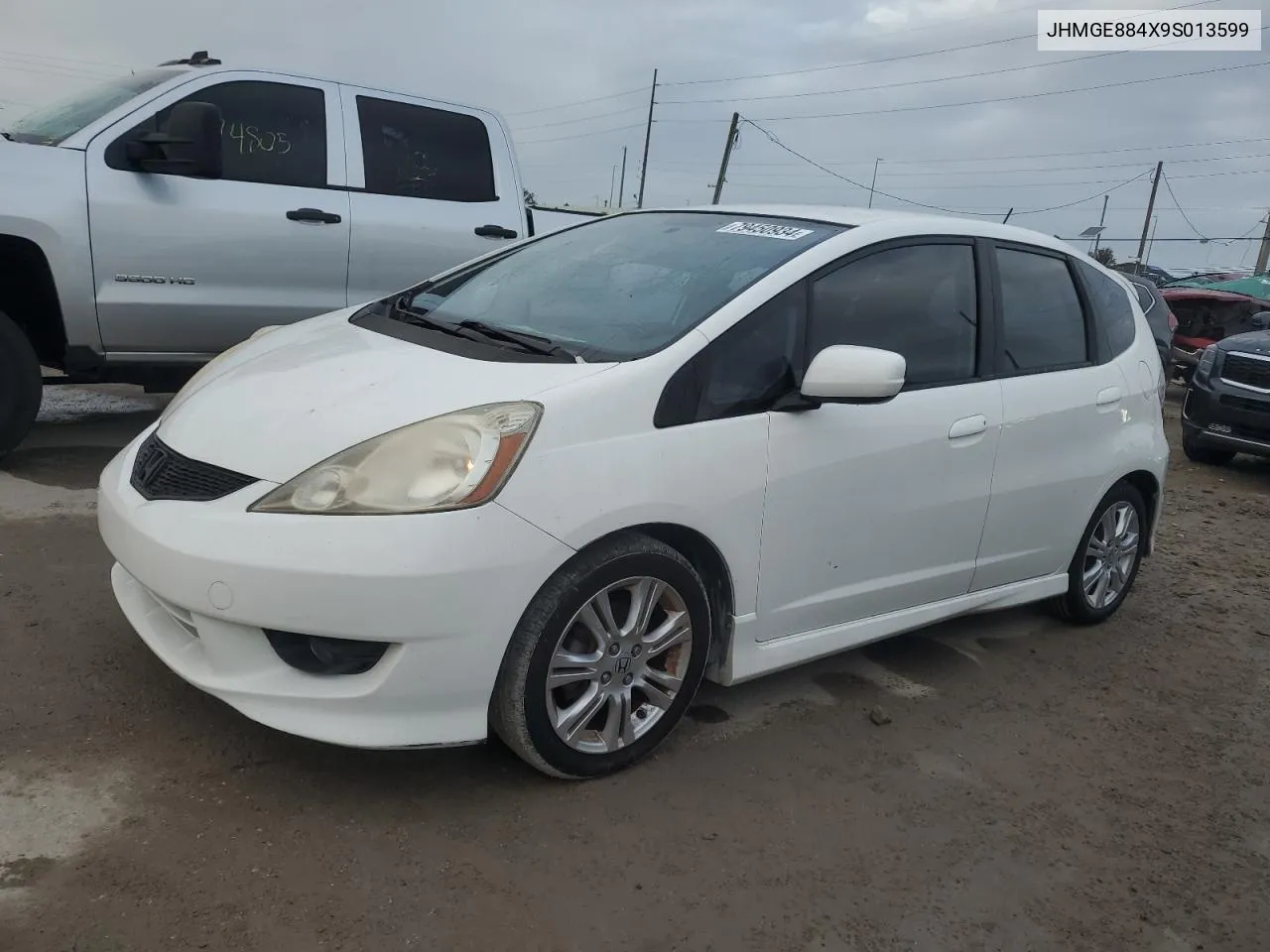 2009 Honda Fit Sport VIN: JHMGE884X9S013599 Lot: 79450934