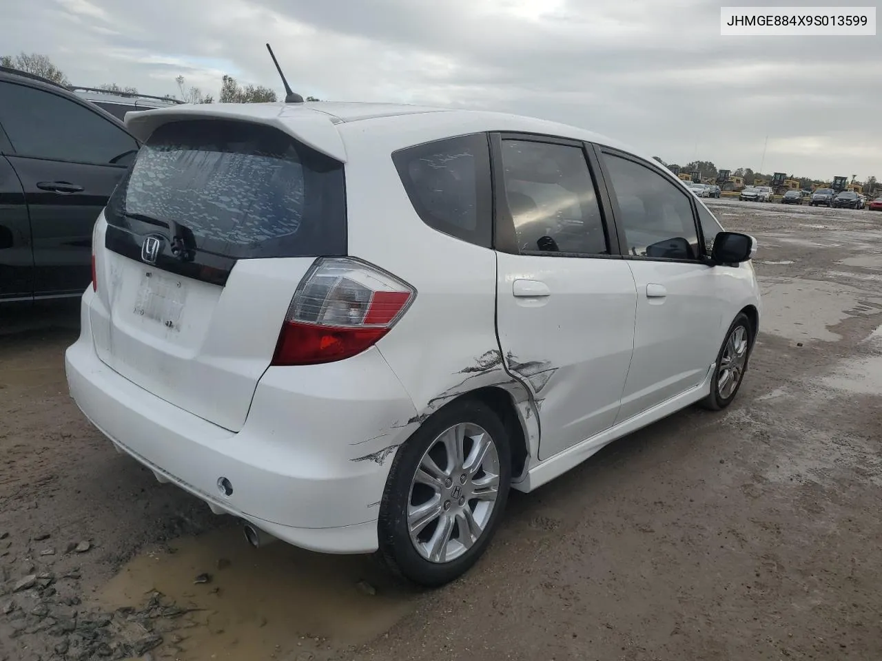 2009 Honda Fit Sport VIN: JHMGE884X9S013599 Lot: 79450934