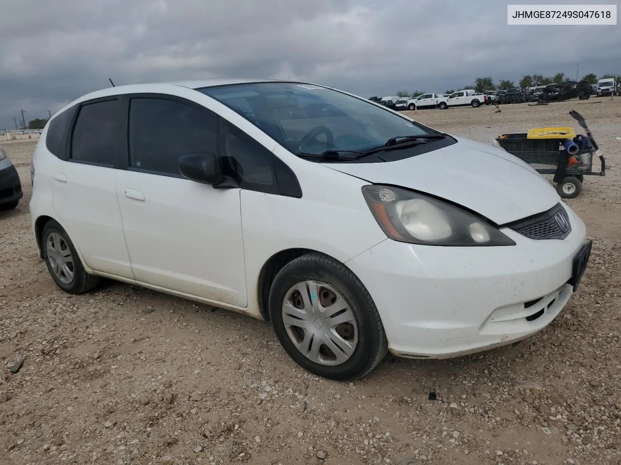 2009 Honda Fit VIN: JHMGE87249S047618 Lot: 79863054