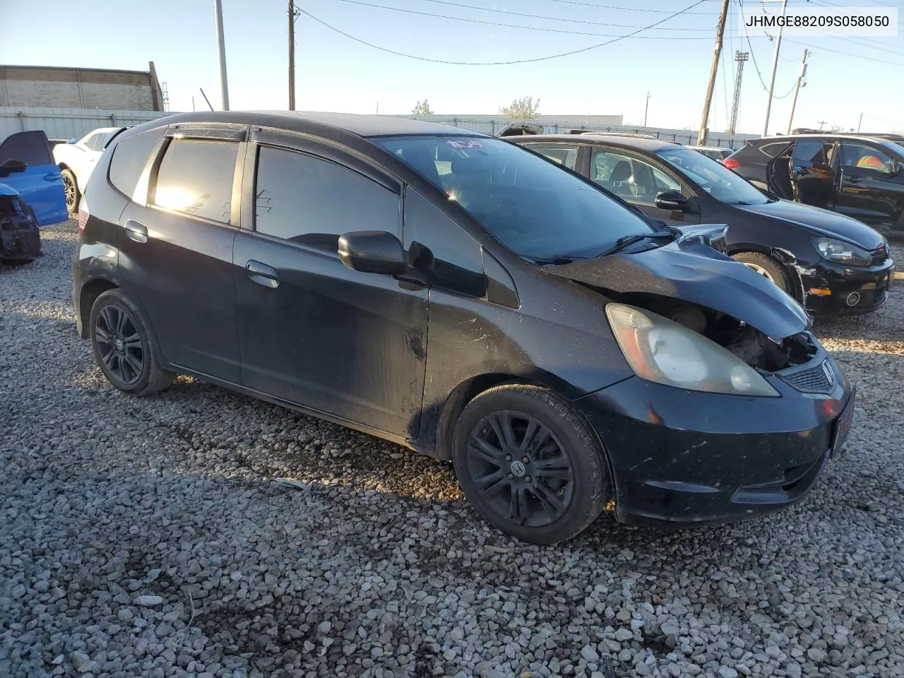 2009 Honda Fit VIN: JHMGE88209S058050 Lot: 79920154