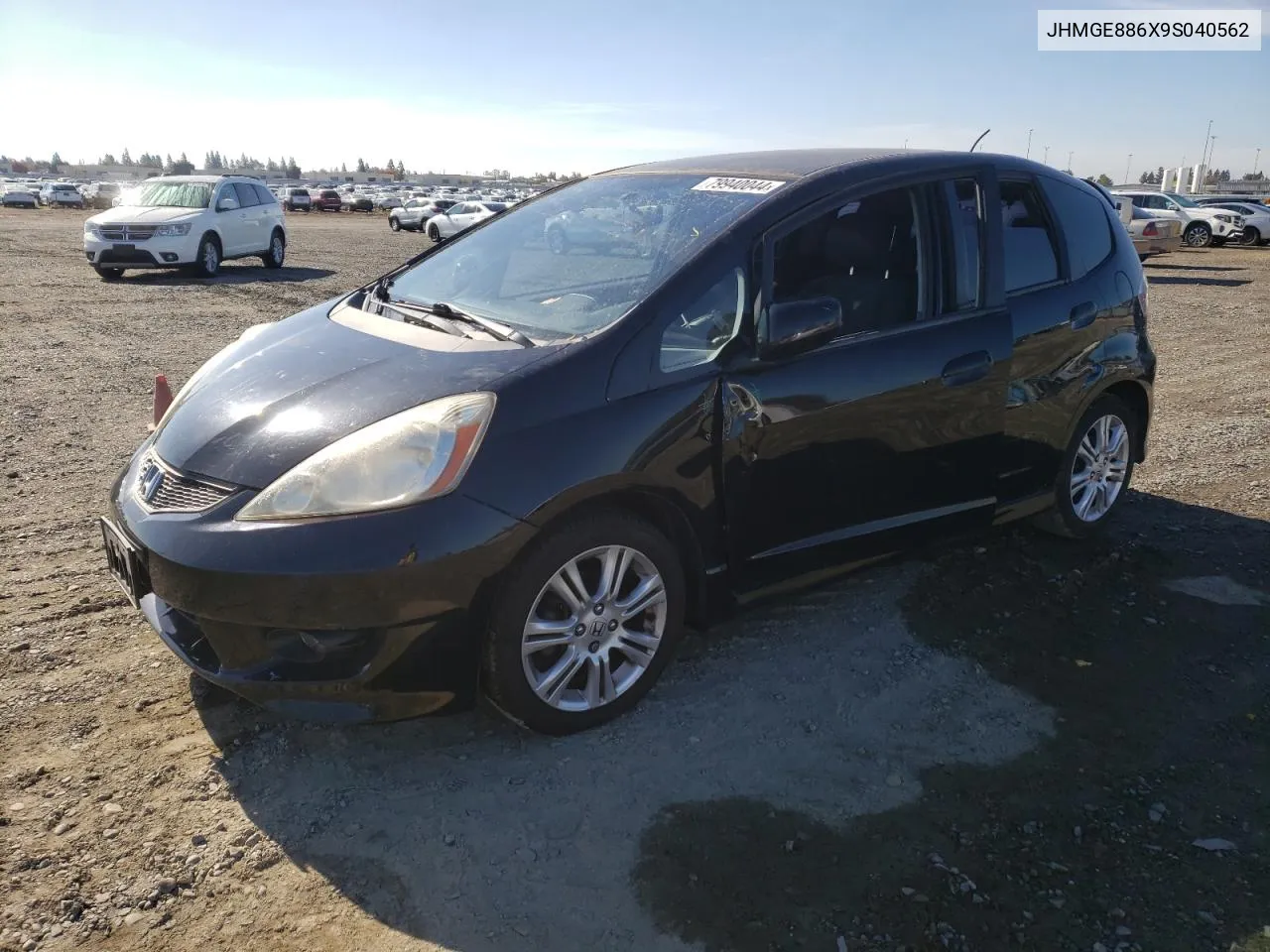 2009 Honda Fit Sport VIN: JHMGE886X9S040562 Lot: 79940044