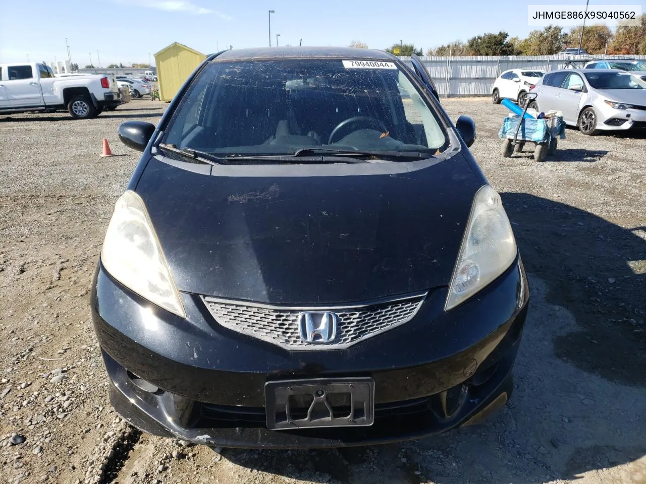 2009 Honda Fit Sport VIN: JHMGE886X9S040562 Lot: 79940044