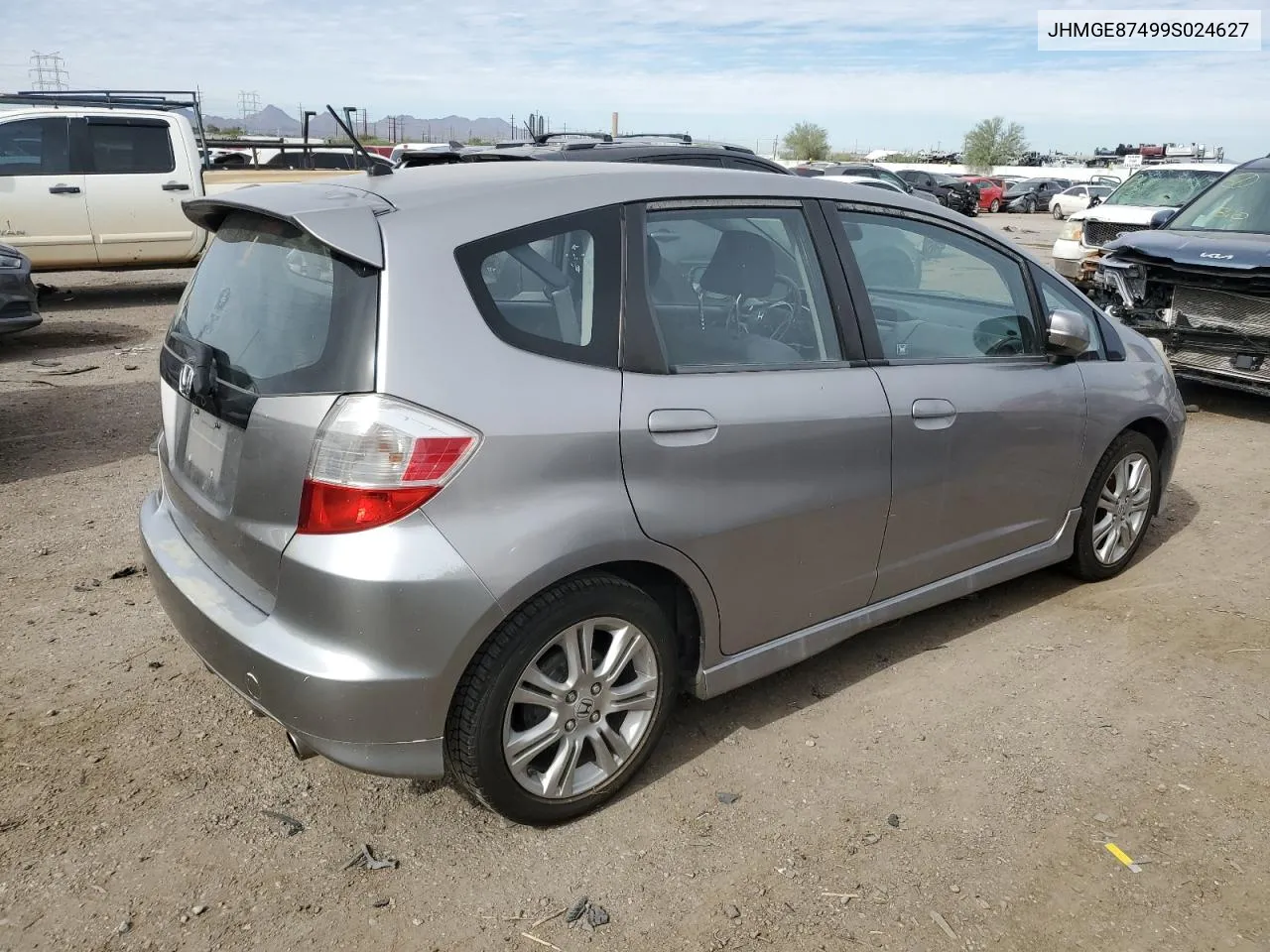 2009 Honda Fit Sport VIN: JHMGE87499S024627 Lot: 80344474