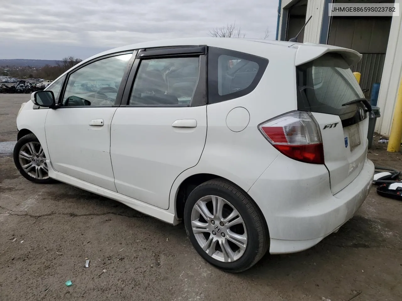 2009 Honda Fit Sport VIN: JHMGE88659S023782 Lot: 80696484