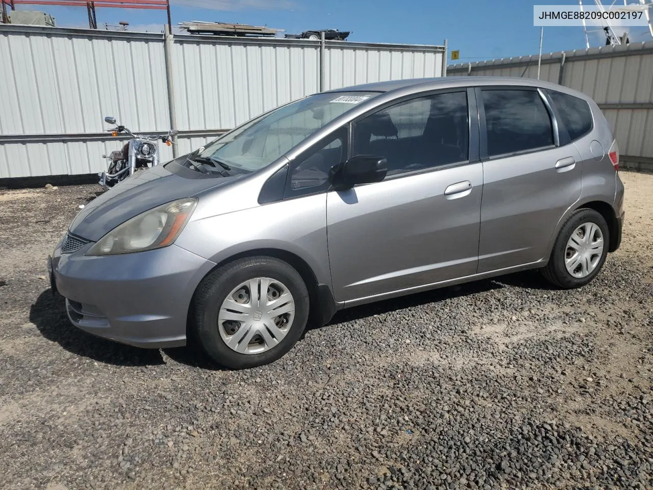 2009 Honda Fit VIN: JHMGE88209C002197 Lot: 80703004