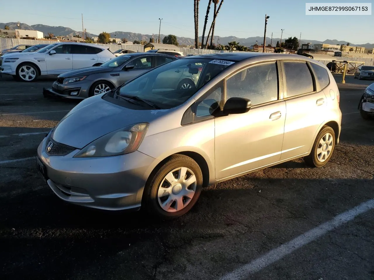 2009 Honda Fit VIN: JHMGE87299S067153 Lot: 80768384