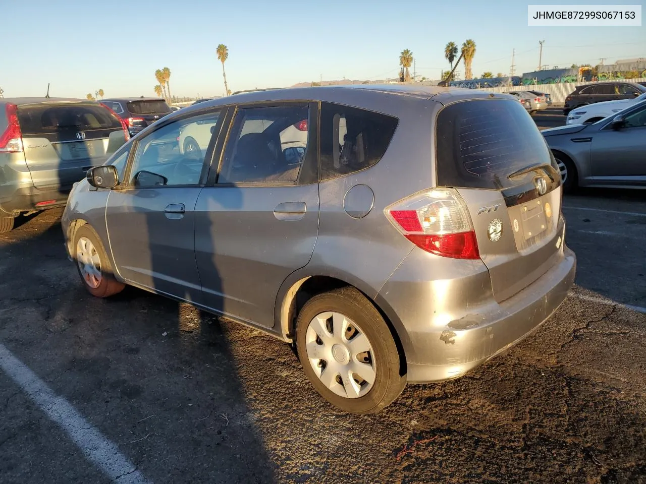 2009 Honda Fit VIN: JHMGE87299S067153 Lot: 80768384