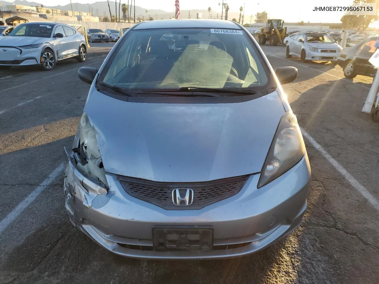 2009 Honda Fit VIN: JHMGE87299S067153 Lot: 80768384