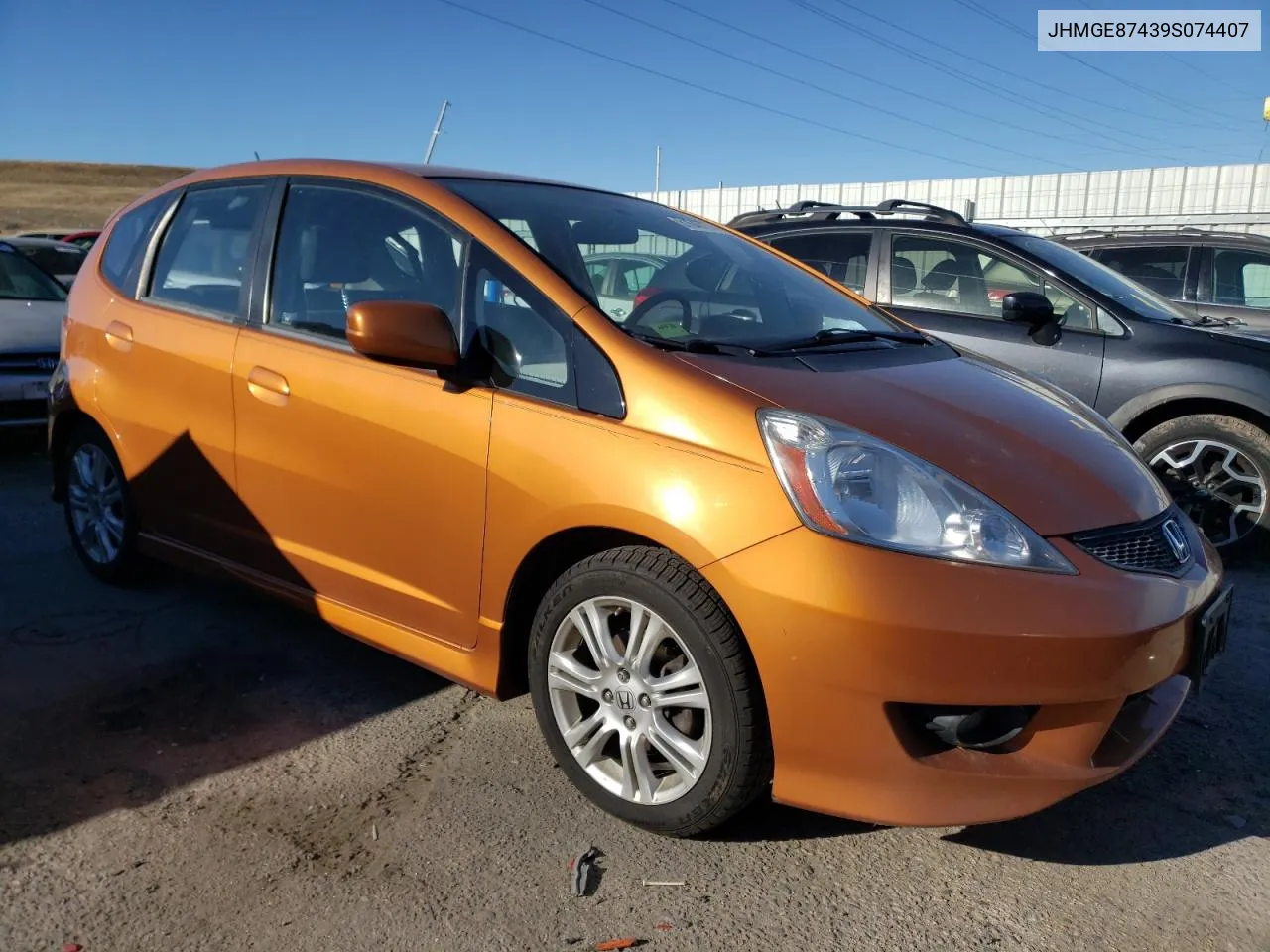 2009 Honda Fit Sport VIN: JHMGE87439S074407 Lot: 81646774