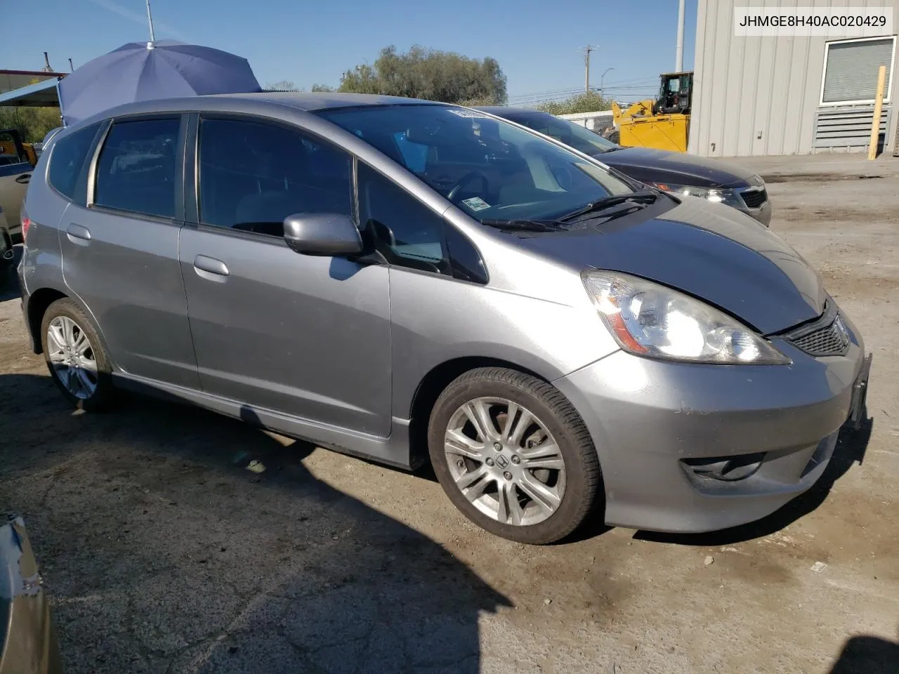 2010 Honda Fit Sport VIN: JHMGE8H40AC020429 Lot: 54789004