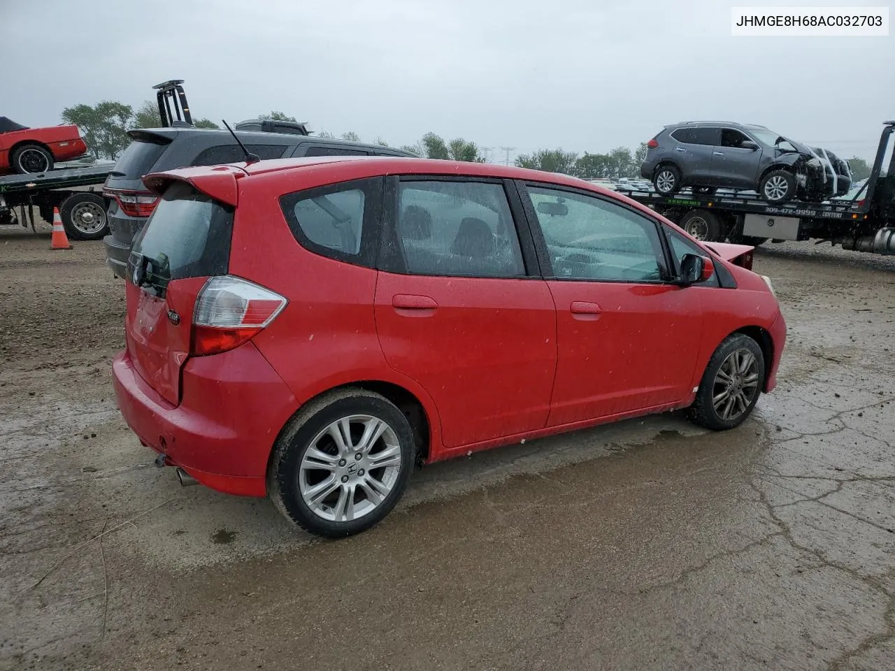 2010 Honda Fit Sport VIN: JHMGE8H68AC032703 Lot: 55203924