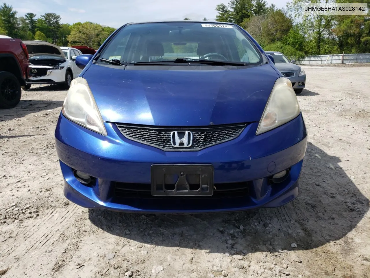 2010 Honda Fit Sport VIN: JHMGE8H41AS028142 Lot: 55465374