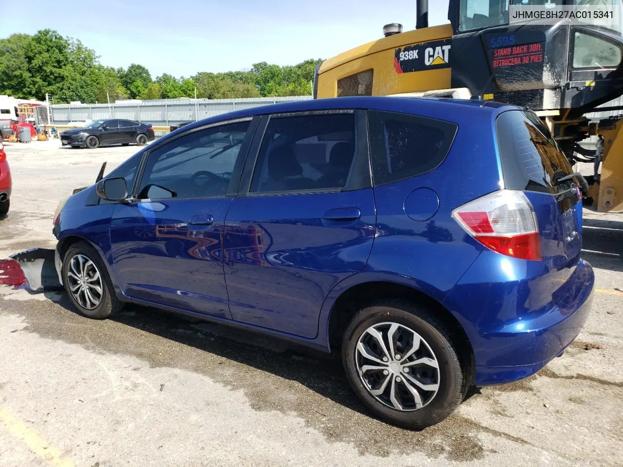 2010 Honda Fit VIN: JHMGE8H27AC015341 Lot: 55948124