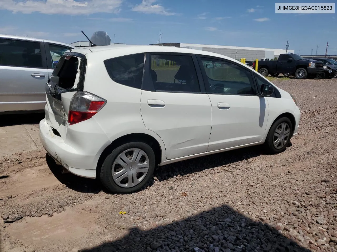 2010 Honda Fit VIN: JHMGE8H23AC015823 Lot: 58986184