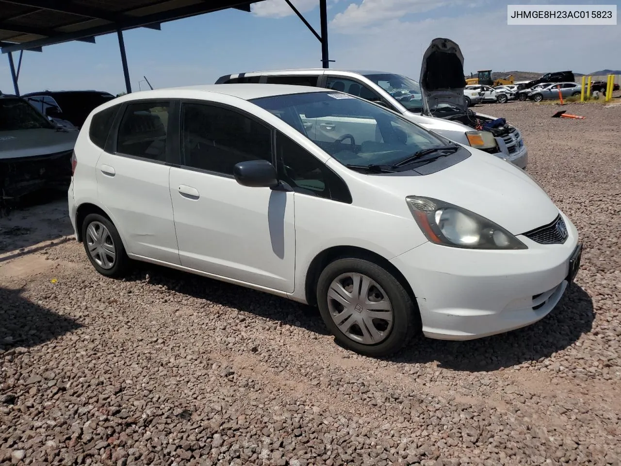 2010 Honda Fit VIN: JHMGE8H23AC015823 Lot: 58986184