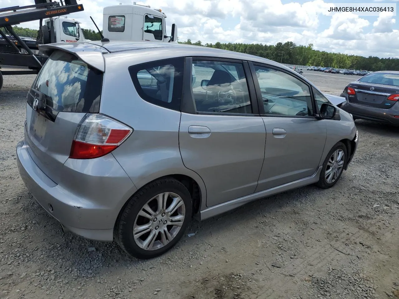 2010 Honda Fit Sport VIN: JHMGE8H4XAC036413 Lot: 59749244