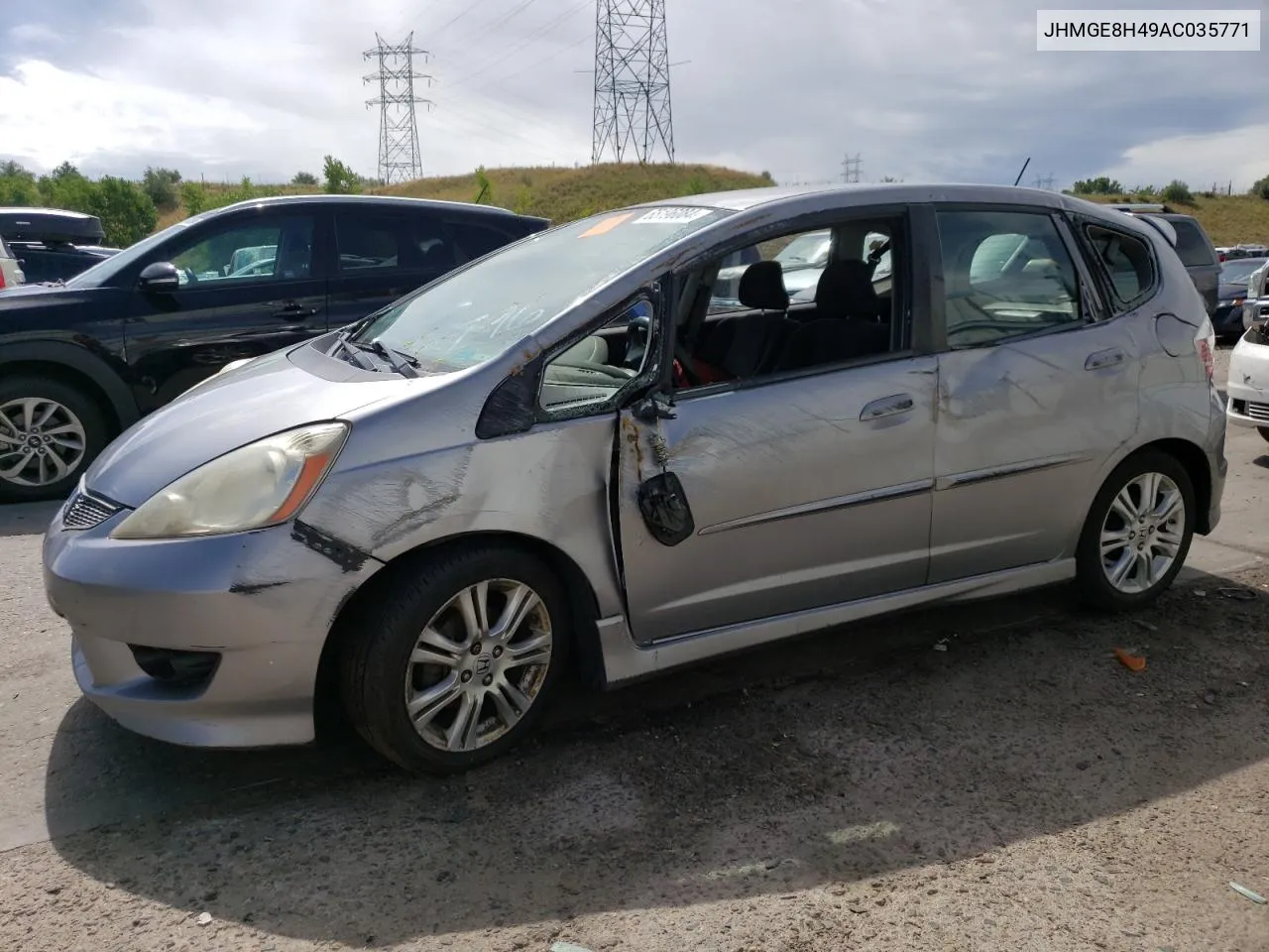 2010 Honda Fit Sport VIN: JHMGE8H49AC035771 Lot: 65196084