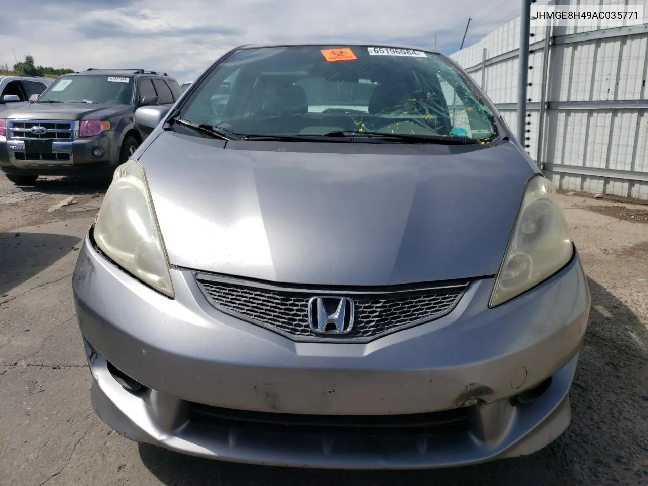 2010 Honda Fit Sport VIN: JHMGE8H49AC035771 Lot: 65196084