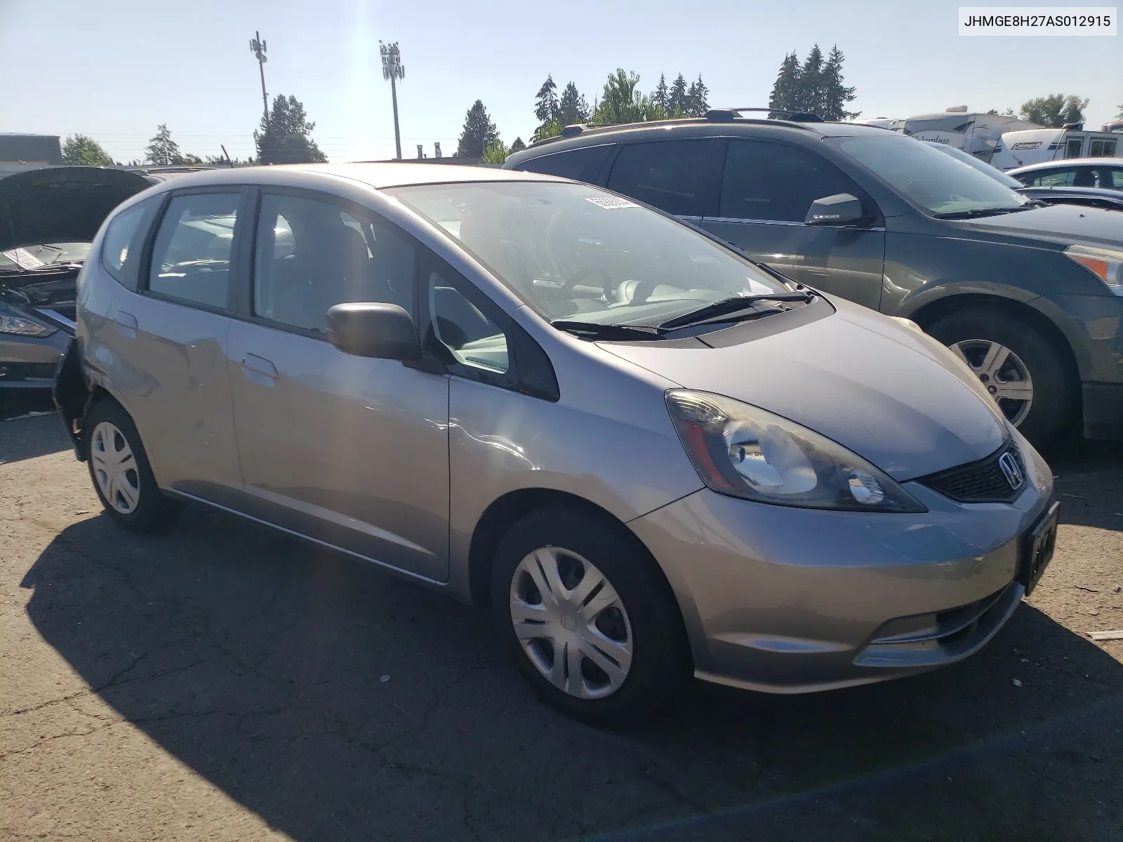 2010 Honda Fit VIN: JHMGE8H27AS012915 Lot: 65926634