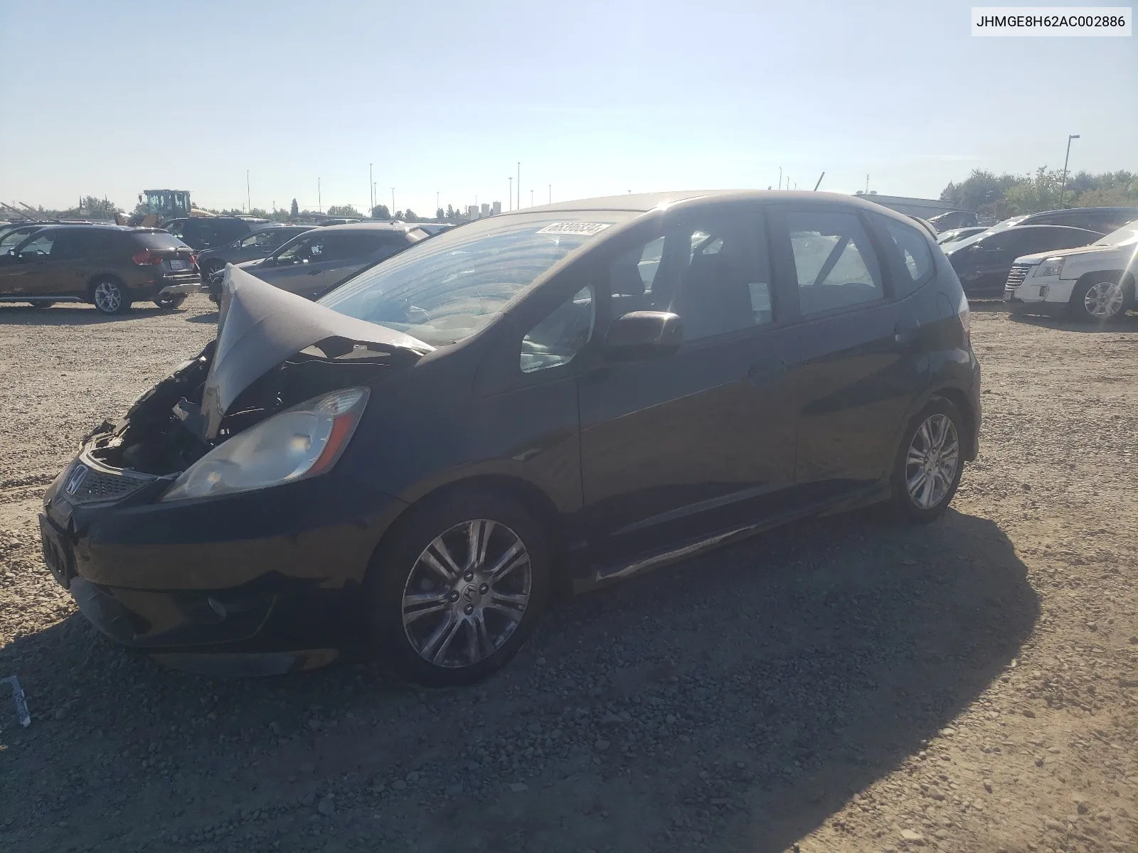 2010 Honda Fit Sport VIN: JHMGE8H62AC002886 Lot: 66396834