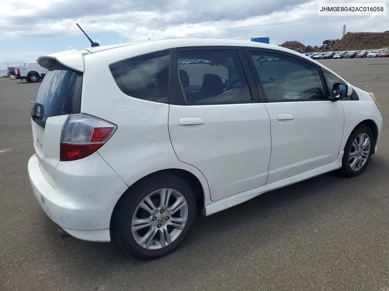 2010 Honda Fit Sport VIN: JHMGE8G42AC016058 Lot: 67300724