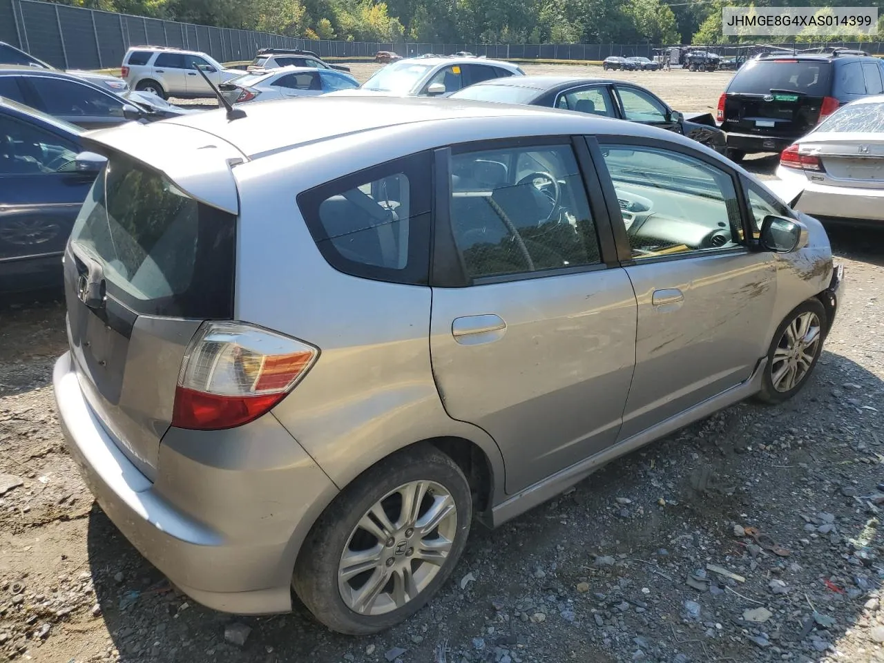 2010 Honda Fit Sport VIN: JHMGE8G4XAS014399 Lot: 68311904