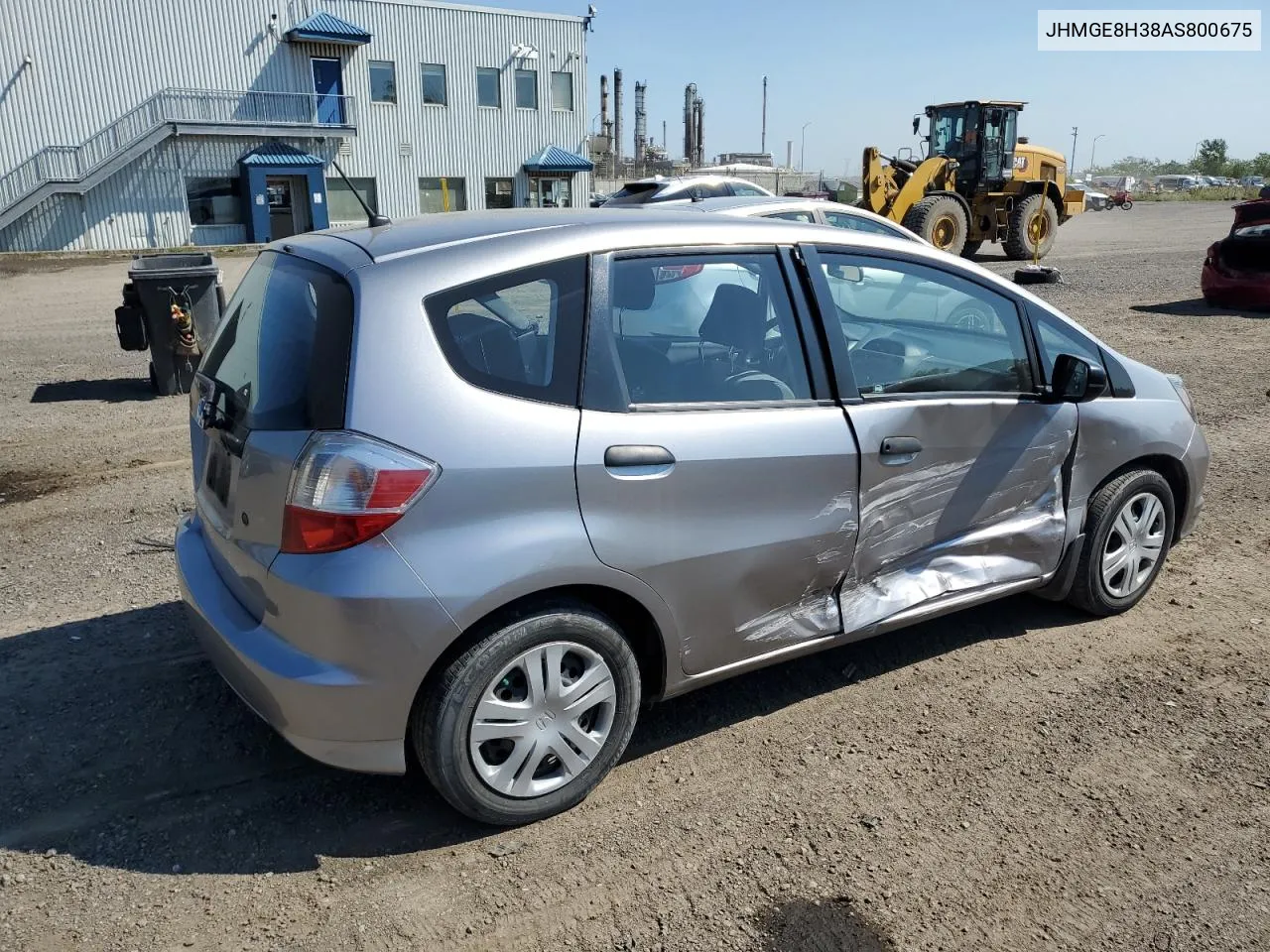 2010 Honda Fit Dx-A VIN: JHMGE8H38AS800675 Lot: 69820954