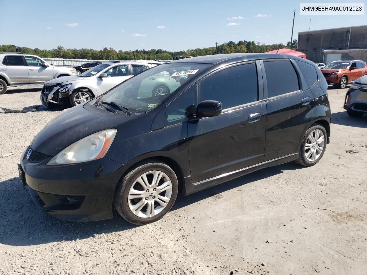 2010 Honda Fit Sport VIN: JHMGE8H49AC012023 Lot: 70570054