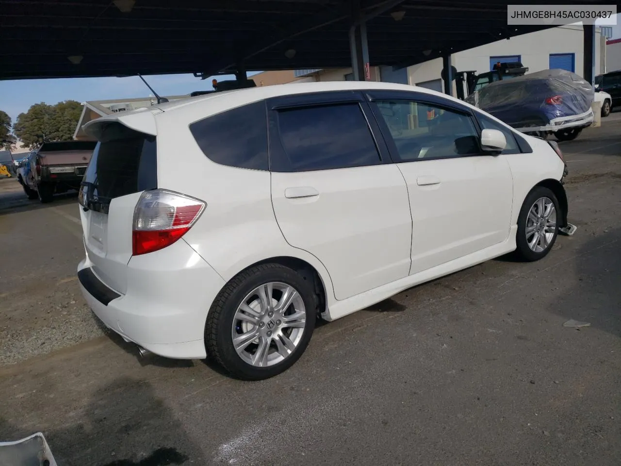 2010 Honda Fit Sport VIN: JHMGE8H45AC030437 Lot: 72001204