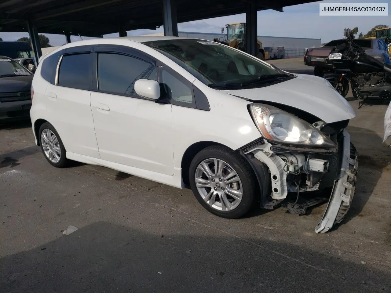 2010 Honda Fit Sport VIN: JHMGE8H45AC030437 Lot: 72001204