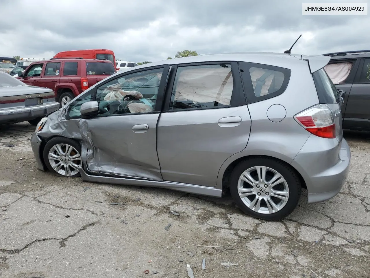 2010 Honda Fit Sport VIN: JHMGE8G47AS004929 Lot: 72766404