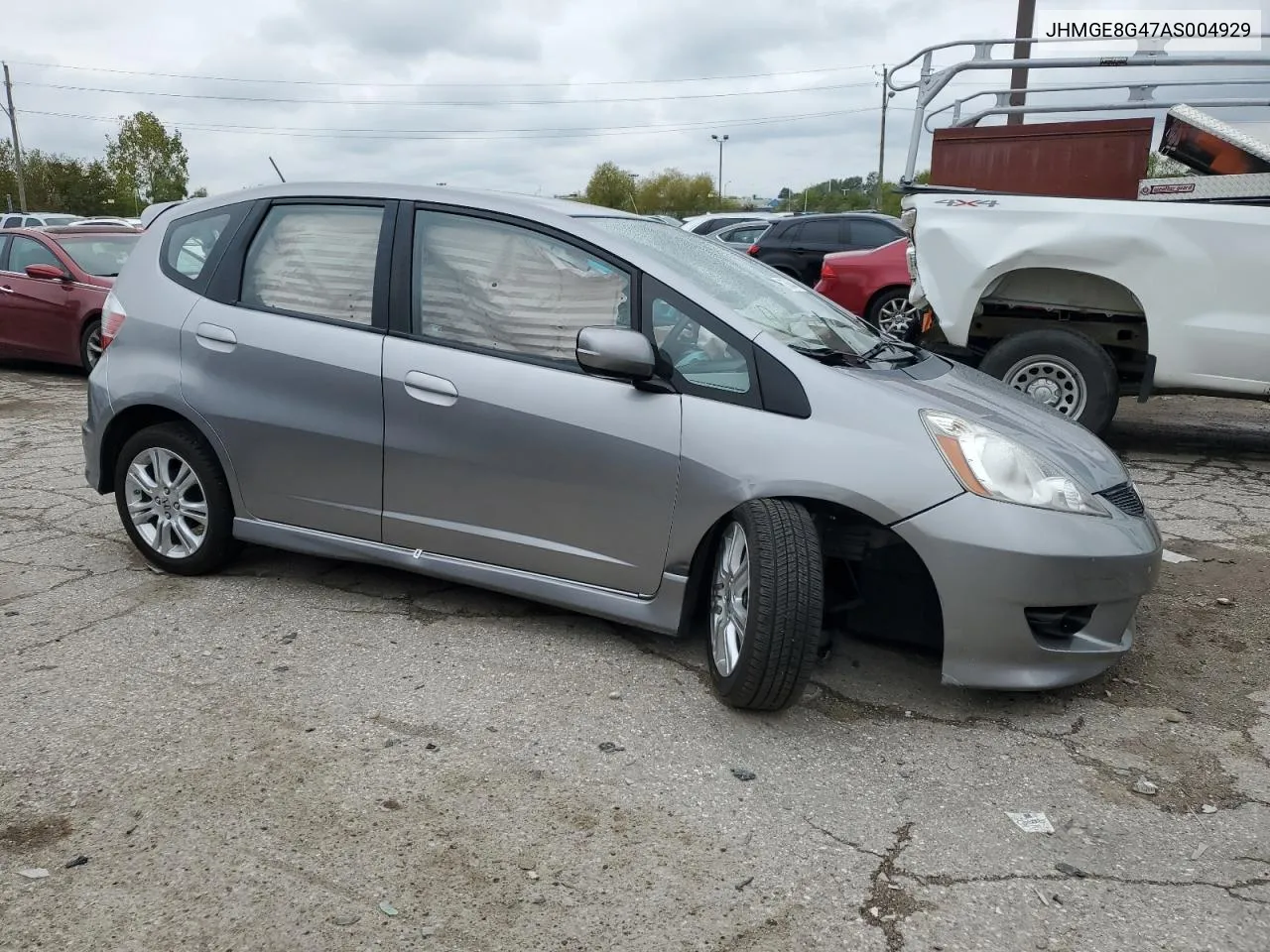 2010 Honda Fit Sport VIN: JHMGE8G47AS004929 Lot: 72766404