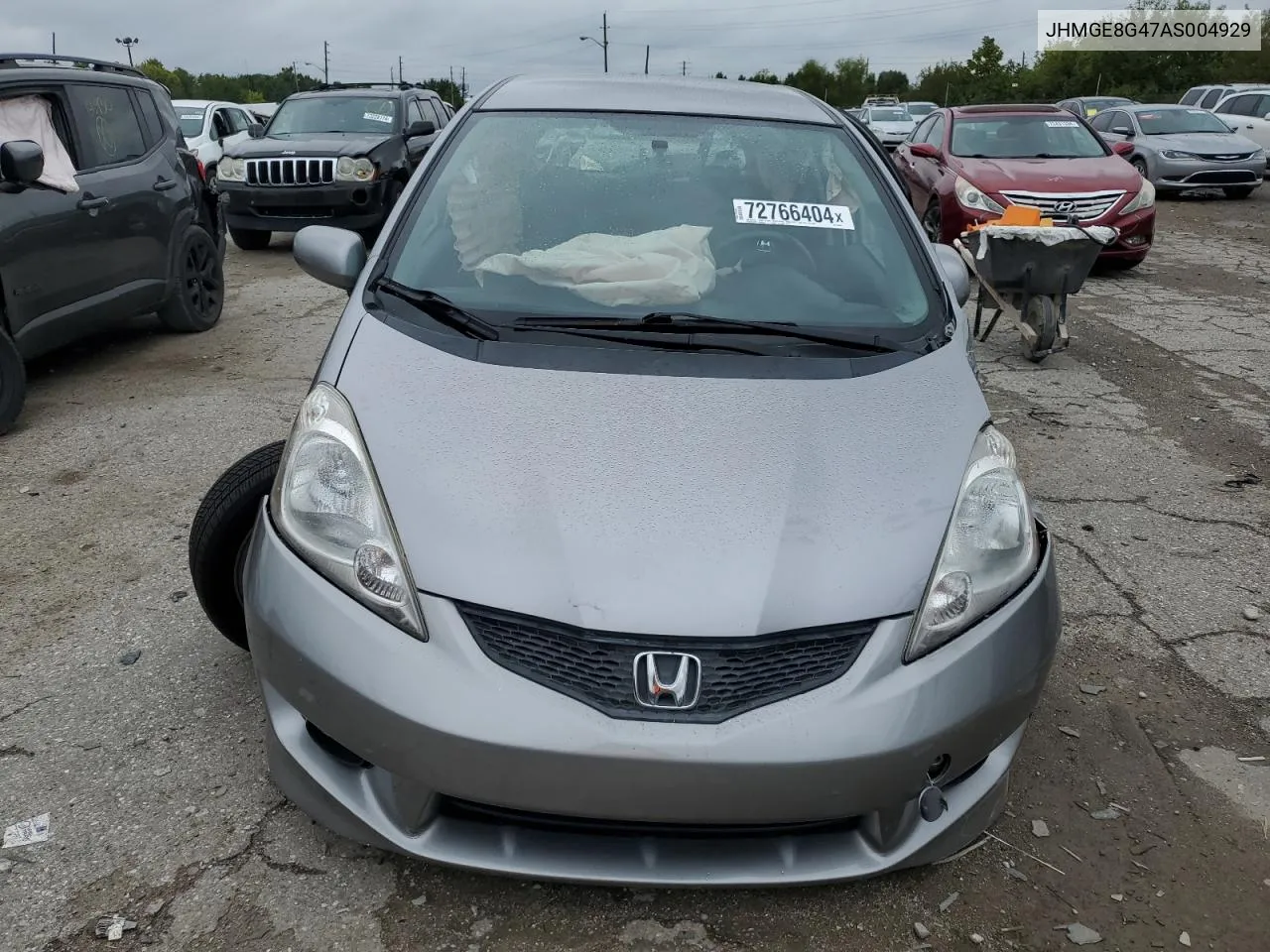 2010 Honda Fit Sport VIN: JHMGE8G47AS004929 Lot: 72766404