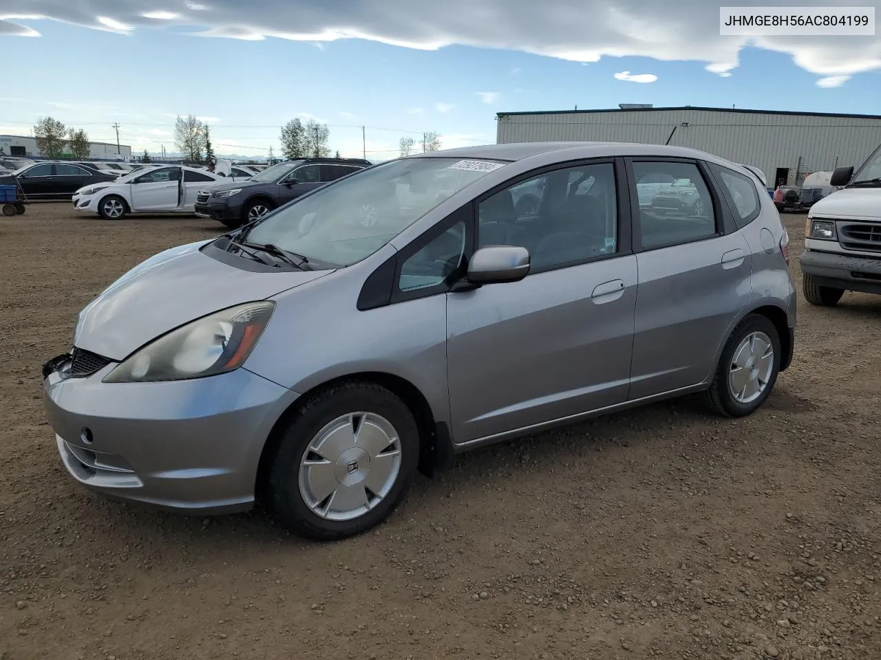 2010 Honda Fit Lx VIN: JHMGE8H56AC804199 Lot: 72927984