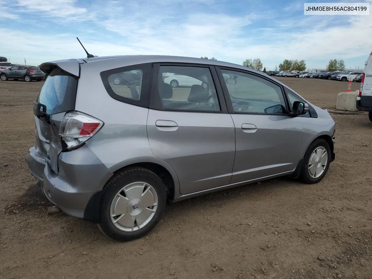 2010 Honda Fit Lx VIN: JHMGE8H56AC804199 Lot: 72927984