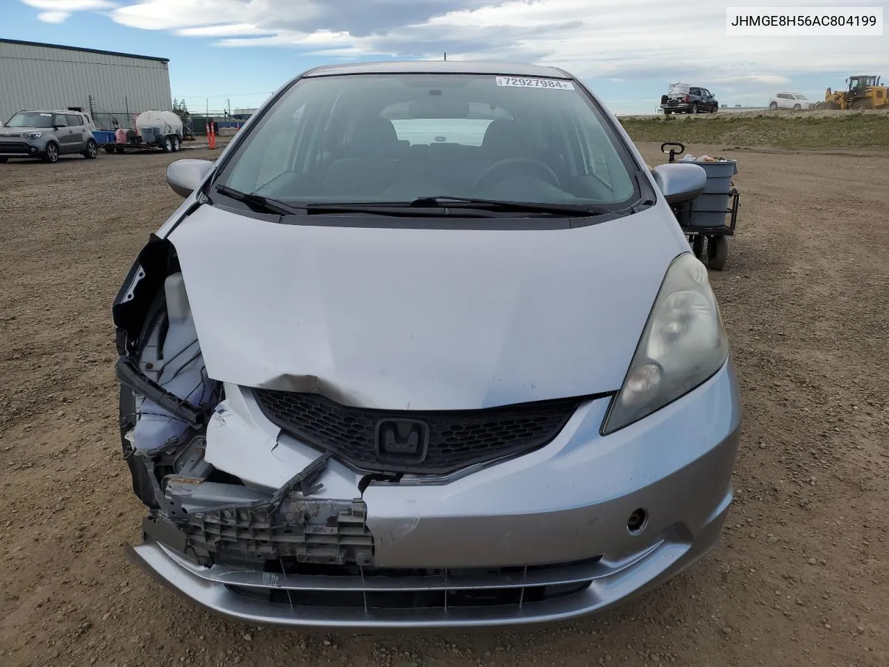 2010 Honda Fit Lx VIN: JHMGE8H56AC804199 Lot: 72927984