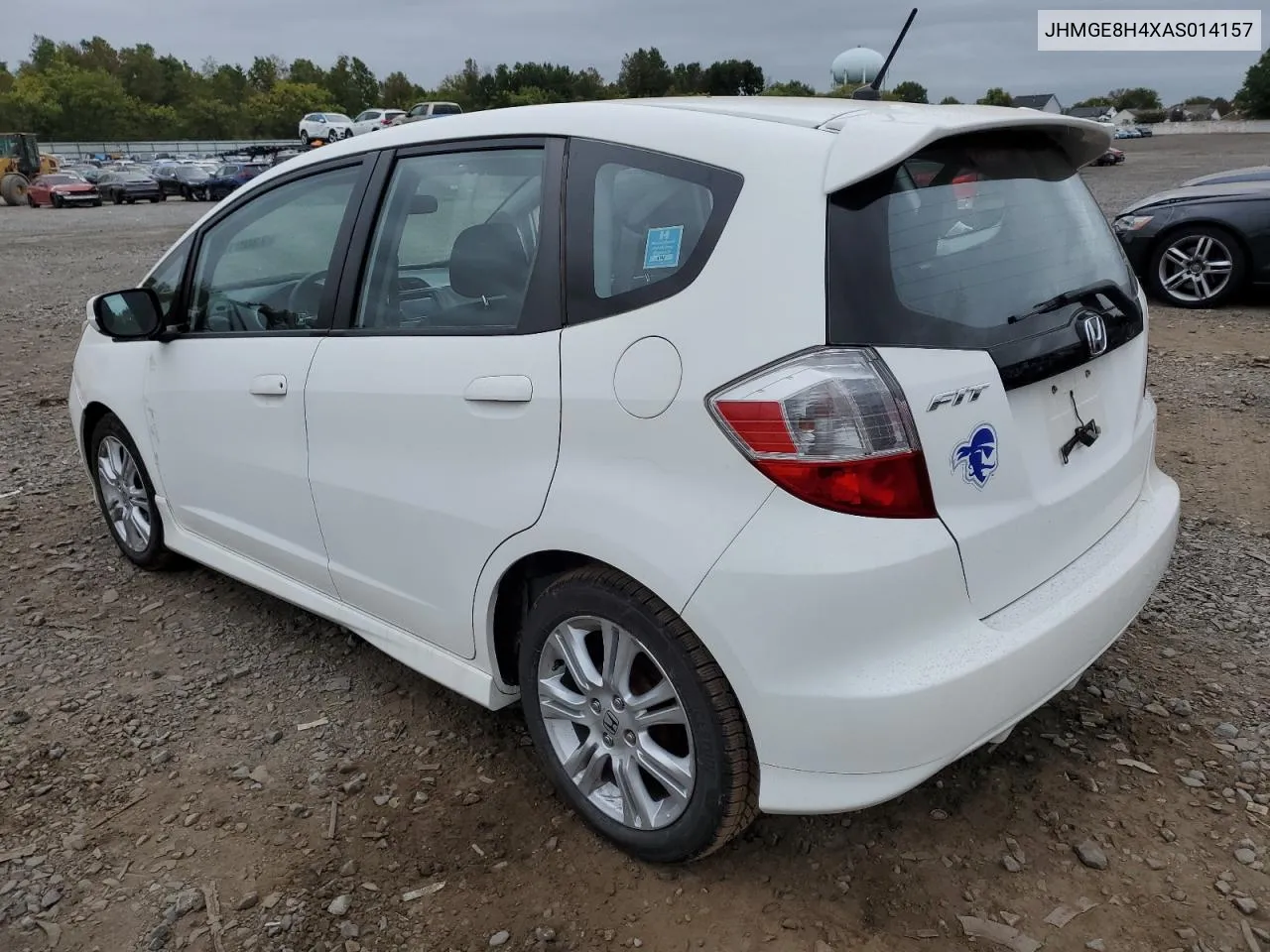 2010 Honda Fit Sport VIN: JHMGE8H4XAS014157 Lot: 73051684