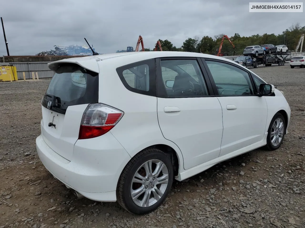 2010 Honda Fit Sport VIN: JHMGE8H4XAS014157 Lot: 73051684