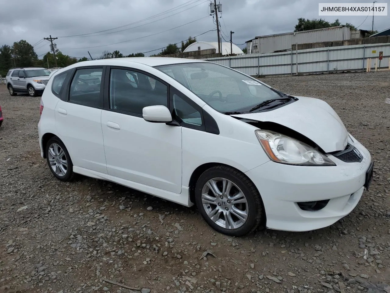 2010 Honda Fit Sport VIN: JHMGE8H4XAS014157 Lot: 73051684