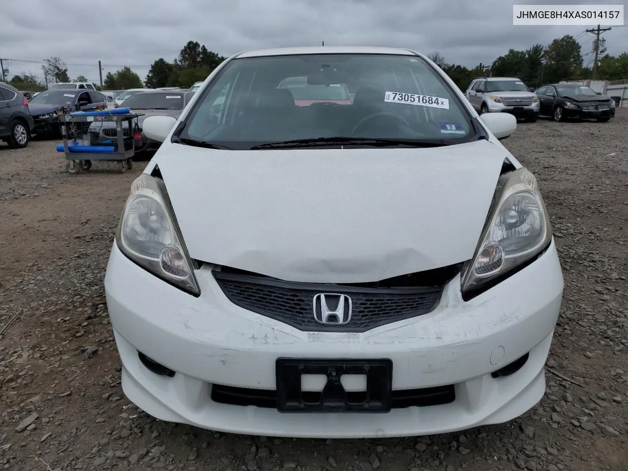 2010 Honda Fit Sport VIN: JHMGE8H4XAS014157 Lot: 73051684