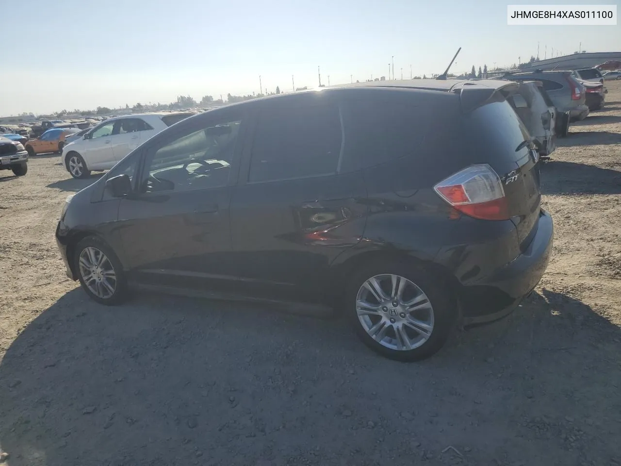 2010 Honda Fit Sport VIN: JHMGE8H4XAS011100 Lot: 73059064