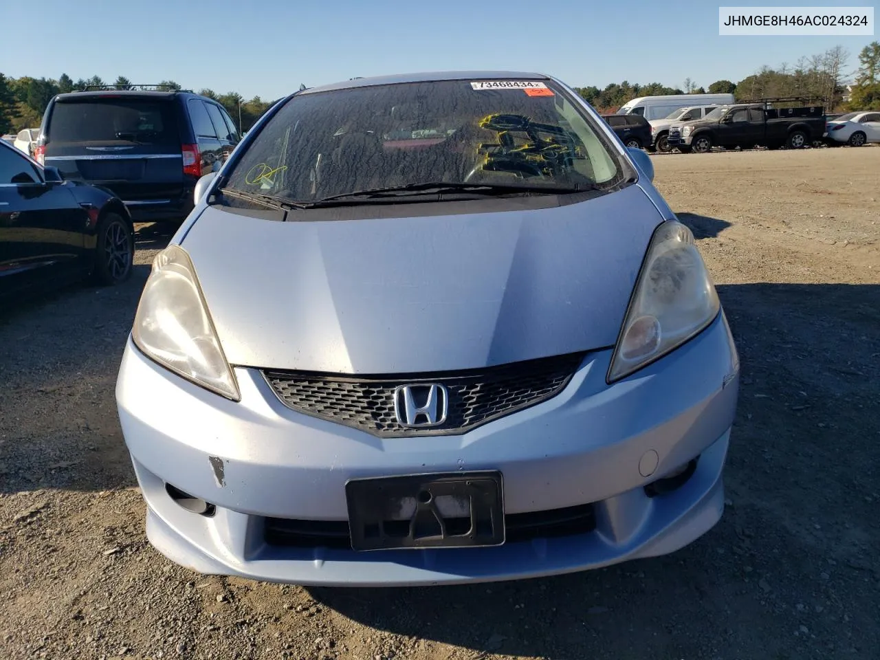 JHMGE8H46AC024324 2010 Honda Fit Sport