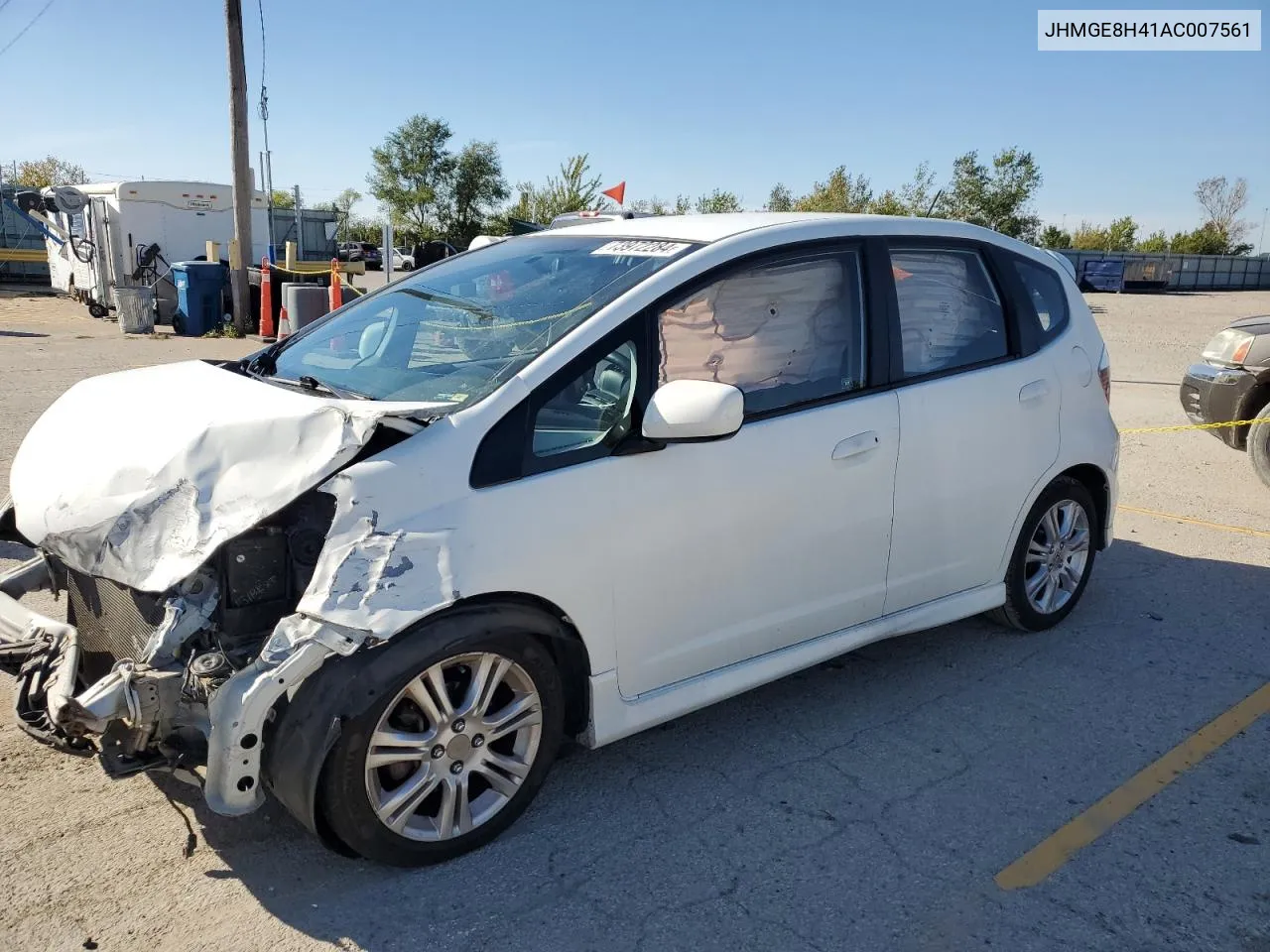 2010 Honda Fit Sport VIN: JHMGE8H41AC007561 Lot: 73972284